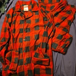 Wondershop Red and Black Checkered Pajama Set